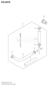 08002F-110001 (2011) 80hp E03-USA (DF80AT) DF80A drawing OPT:WATER PRESSURE GAUGE SUB KIT