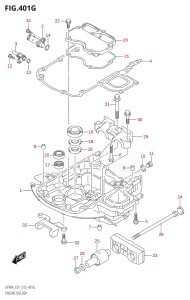 08002F-510001 (2005) 80hp E40 E01- (DF80A) DF80A drawing ENGINE HOLDER (DF90A:E01)