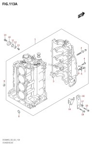 DF200AST From 20004F-040001 (E03)  2020 drawing CYLINDER BLOCK