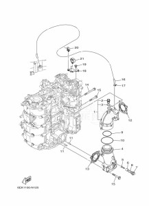 FL115BETX drawing EXHAUST