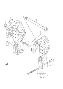 DF 50A drawing Clamp Bracket