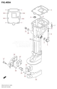 DF8A From 00801F-310001 (P03)  2013 drawing DRIVE SHAFT HOUSING