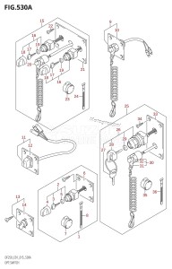 DF200 From 20002F-510001 (E01 E40)  2005 drawing OPT:SWITCH