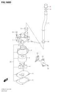 DF200A From 20003F-040001 (E01 E40)  2020 drawing WATER PUMP (DF200AZ:E40)