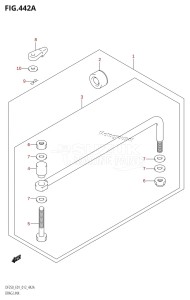 DF225T From 22503F-210001 (E01)  2012 drawing DRAG LINK