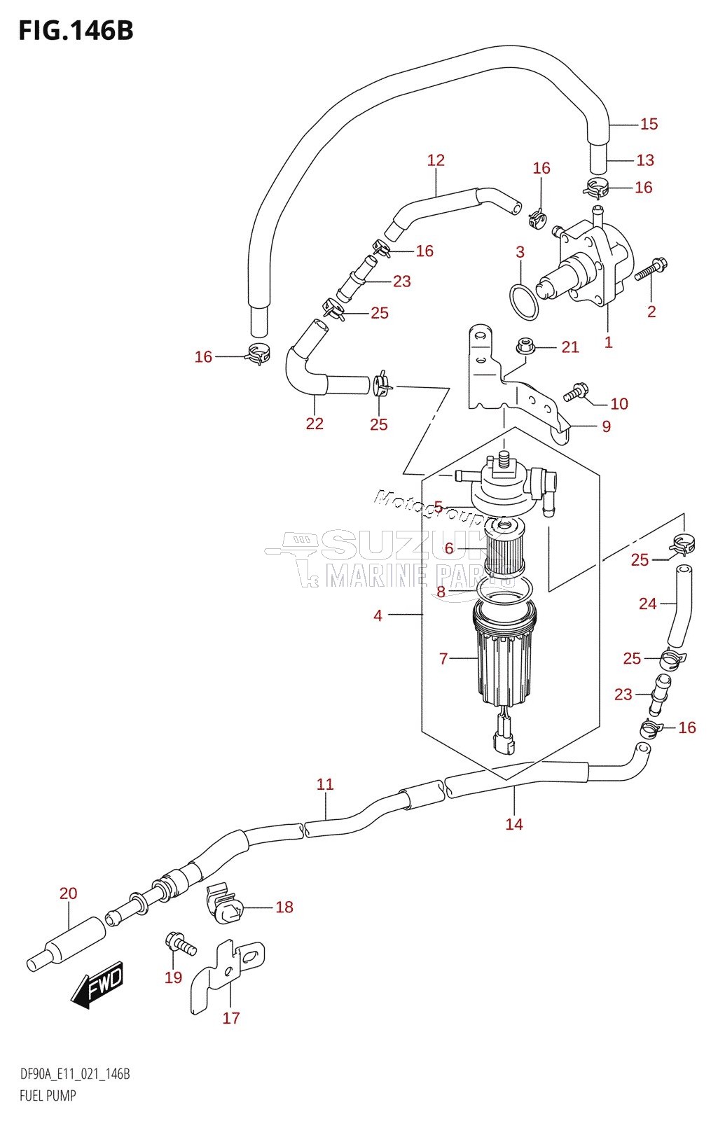 FUEL PUMP (020:DF100B)