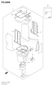 DF70A From 07003F-210001 (E01 E40)  2012 drawing OPT:GASKET SET (DF70A:E40)