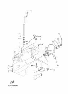 F50DETL drawing LOWER-CASING-x-DRIVE-2