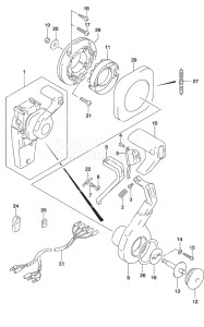 Outboard DF 30A drawing Concealed Remocon (1)