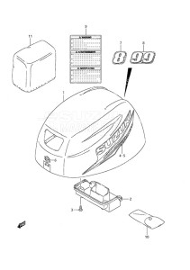 DF 8A drawing Engine Cover