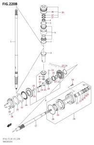 DF175Z From 17502Z-210001 (E01 E40)  2012 drawing TRANSMISSION (DF150T:E40)