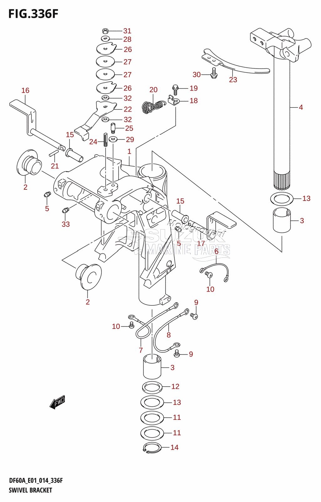 SWIVEL BRACKET (DF50ATH:E01)