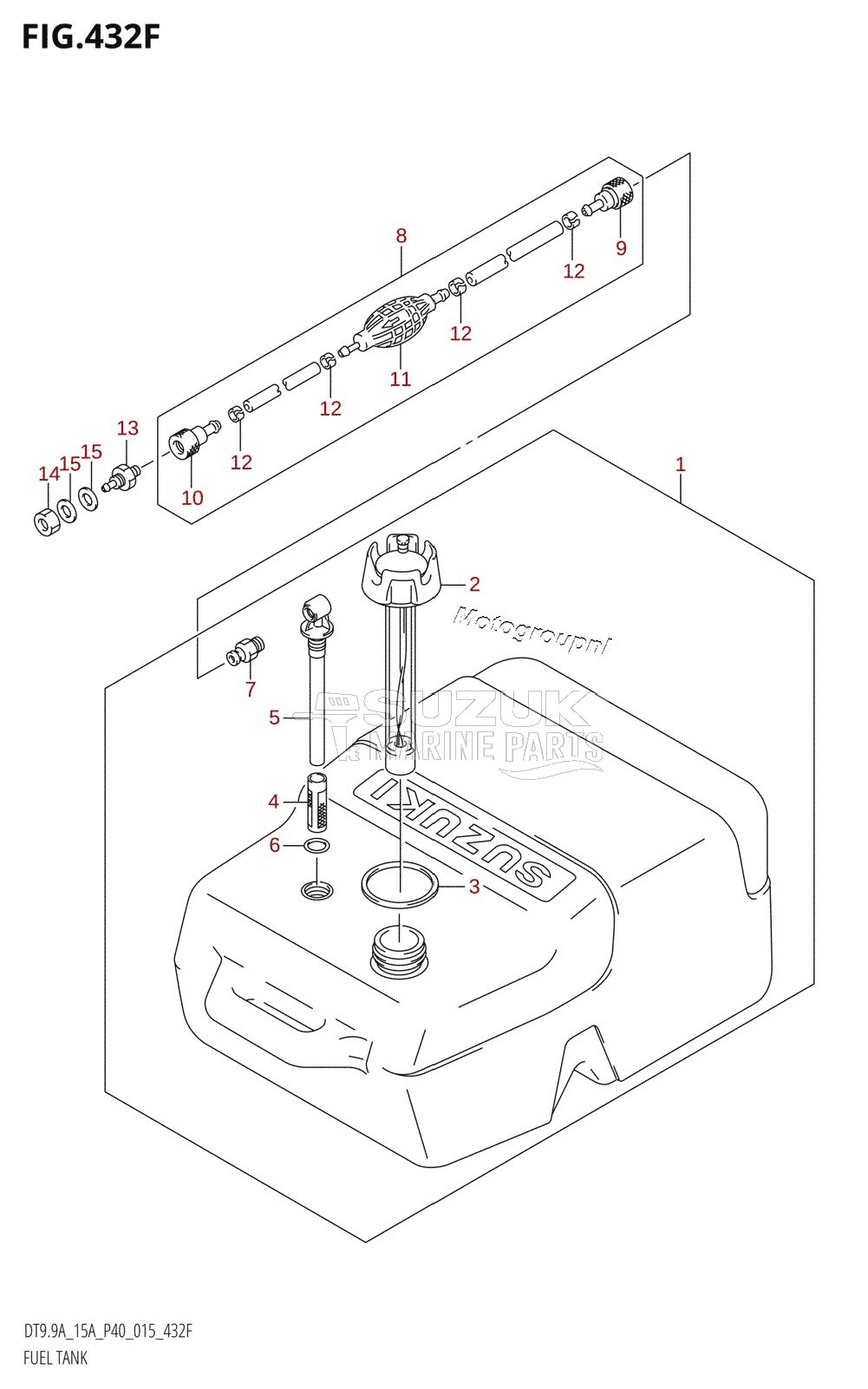 FUEL TANK (DT15A:P36)