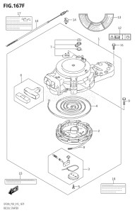 02002F-510001 (2005) 20hp P03-U.S.A (DF20A  DF20AR  DF20AT  DF20ATH) DF20A drawing RECOIL STARTER (DF15AR:P03)