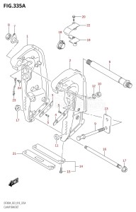 DF225T From 22503F-810001 (E03)  2018 drawing CLAMP BRACKET (X-TRANSOM,XX-TRANSOM)