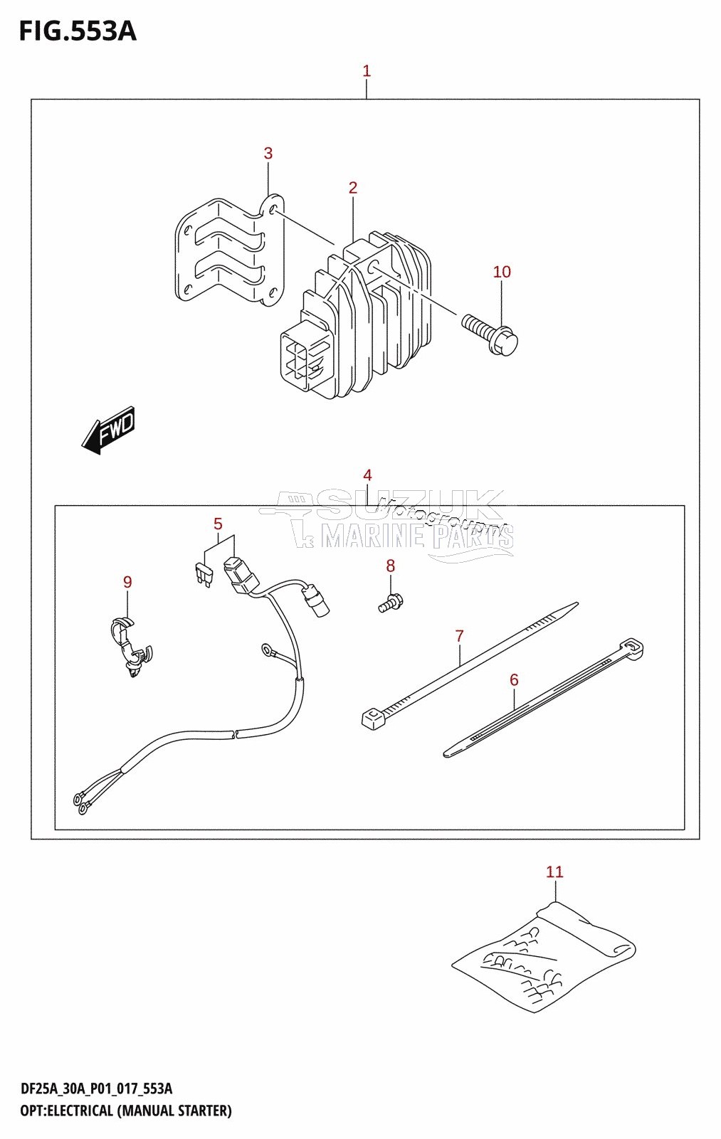 OPT:ELECTRICAL (MANUAL STARTER) (DF25A:P01:M-STARTER)