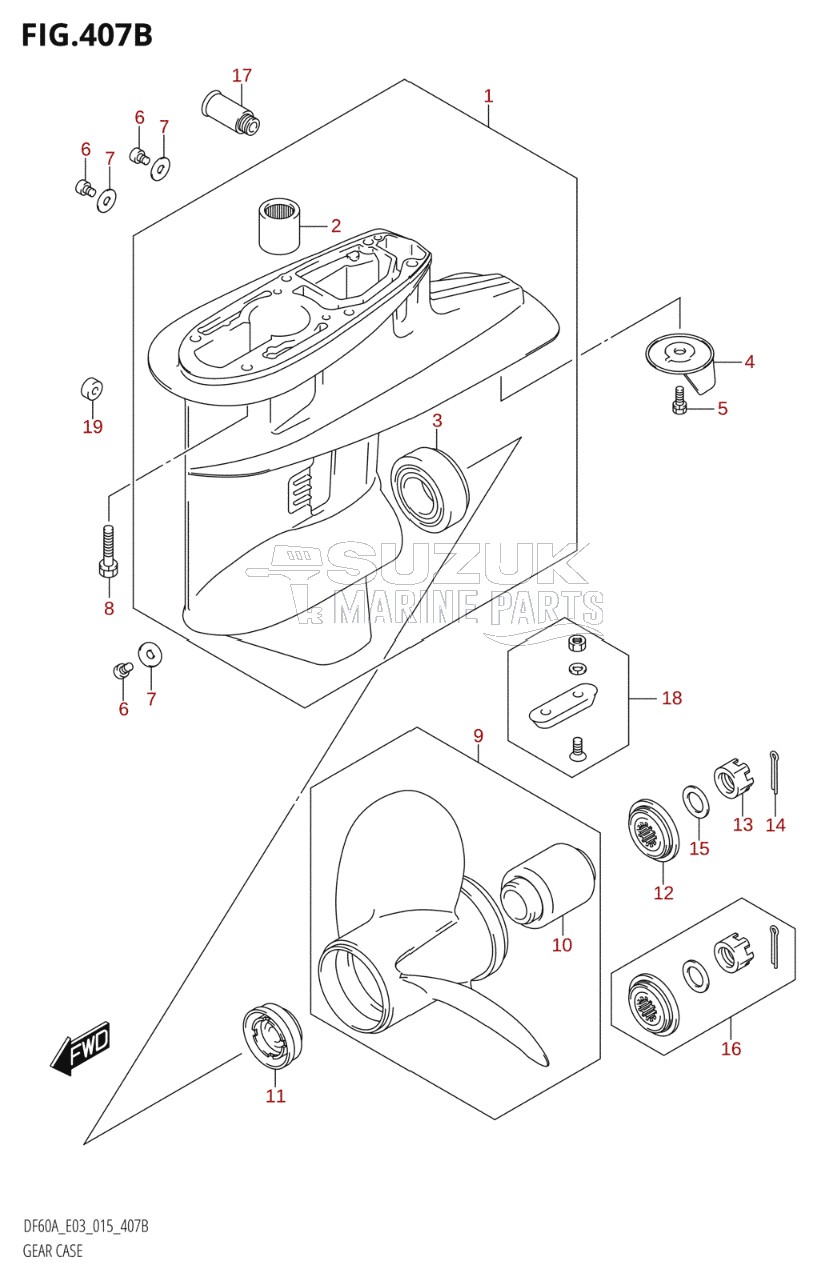 GEAR CASE (DF50A:E03)