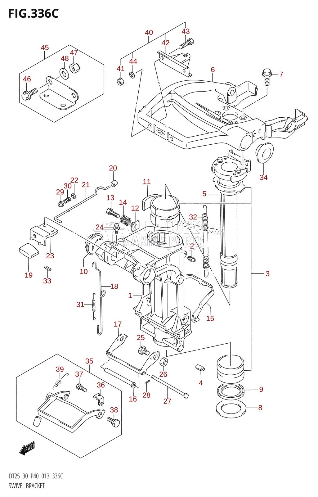 SWIVEL BRACKET (DT30R:P40)