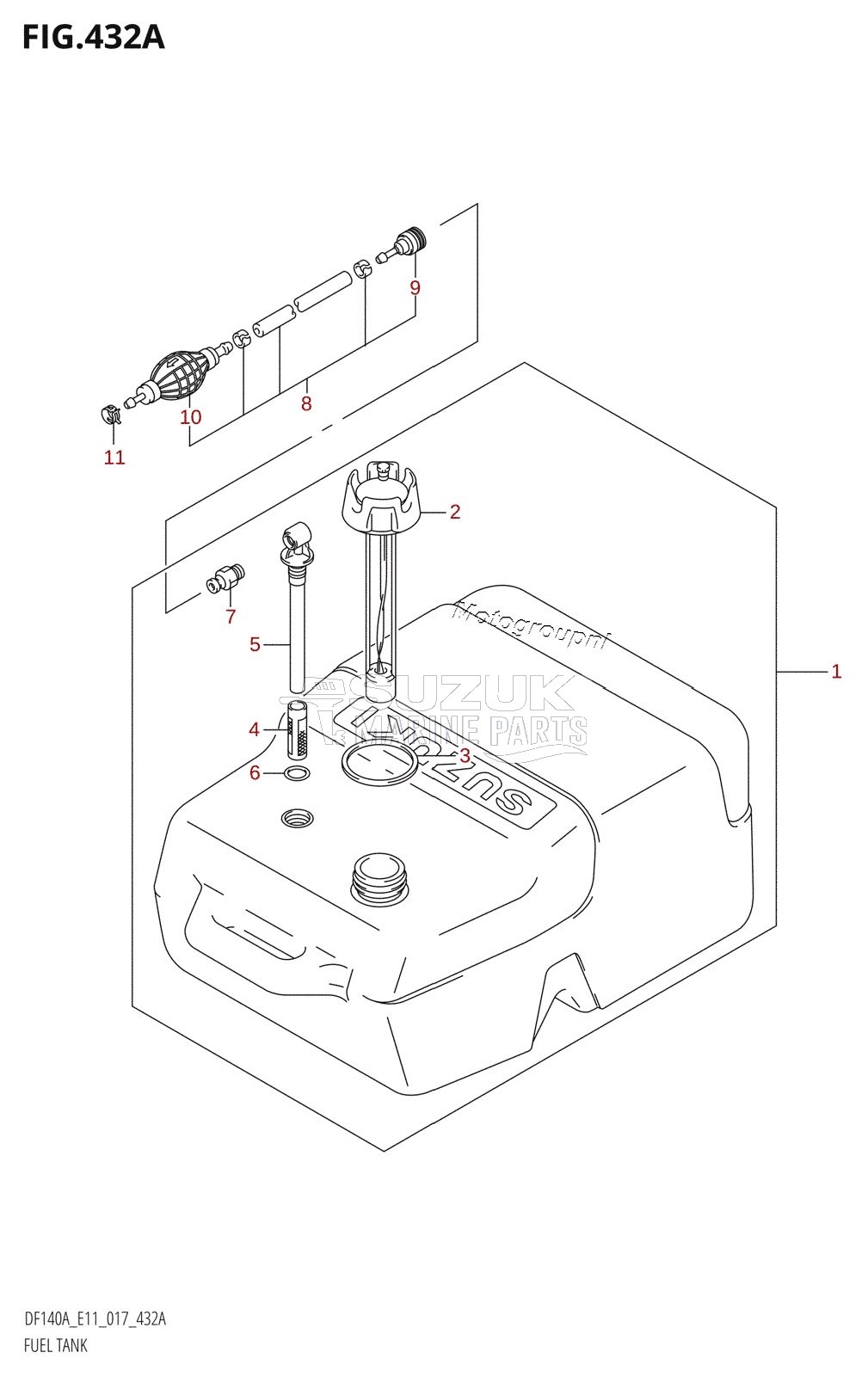 FUEL TANK (DF115AT:E40)