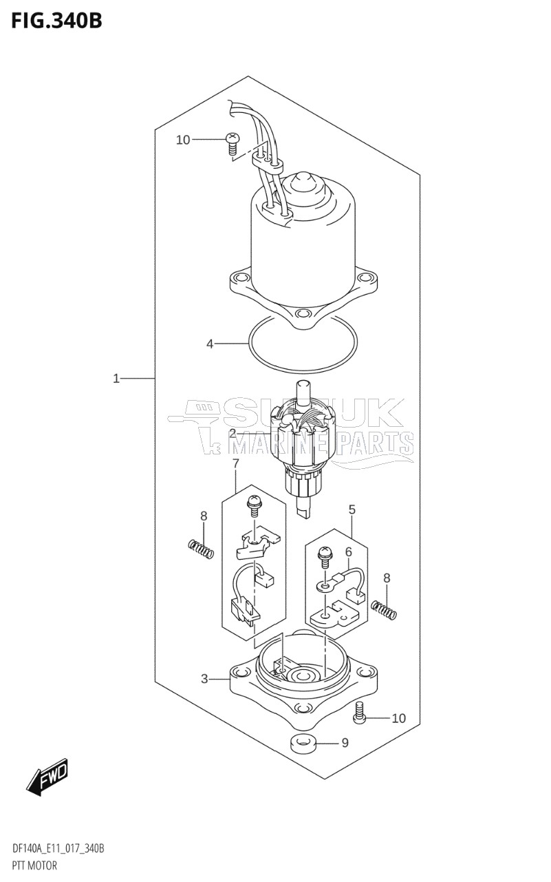 PTT MOTOR (DF115AT:E11)