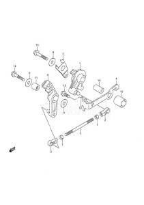 DF 8A drawing Throttle Control Non-Remote Control