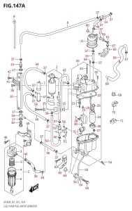 DF300A From 30002P-510001 (E01 E40)  2015 drawing FUEL PUMP /​ FUEL VAPOR SEPARATOR (DF300A:E01)