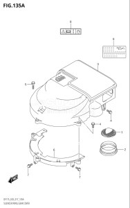 15002F-710001 (2017) 150hp E03-USA (DF150ST  DF150T) DF150 drawing SILENCER / RING GEAR COVER
