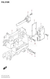 DF175ZG From 17502Z-610001 (E01 E40)  2016 drawing RECTIFIER /​ IGNITION COIL (DF175ZG:E01)