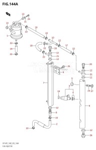 DF140 From 14001F-780001 (E03)  2007 drawing FUEL INJECTOR