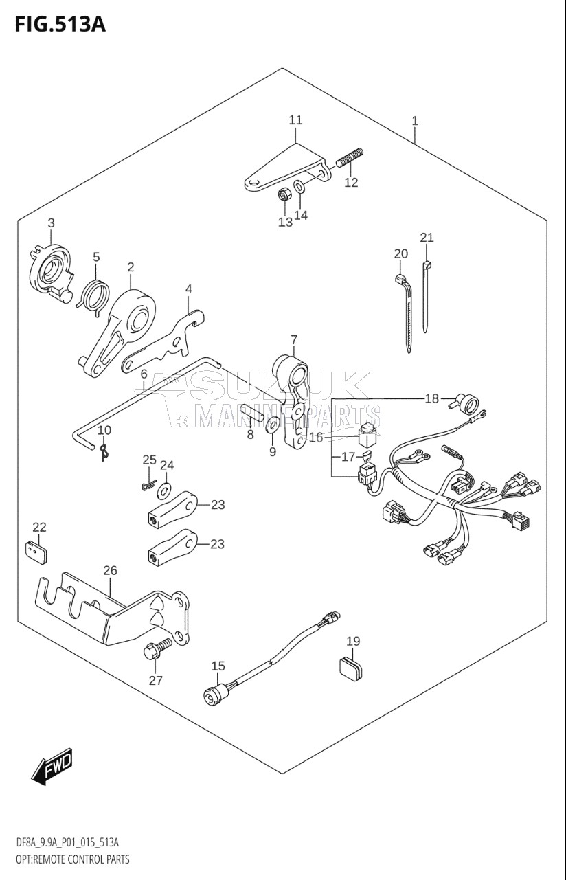 OPT:REMOTE CONTROL PARTS (DF8A:P01)