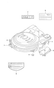 Outboard DF 90A drawing Ring Gear Cover