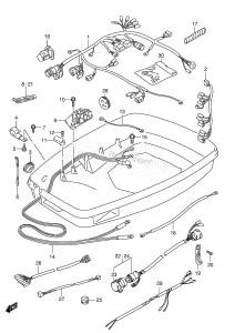 DT150STCL From 15002-971001 ()  1999 drawing HARNESS (DT150(S) /​ 200)