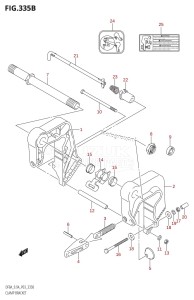 DF8A From 00801F-110001 (P03)  2011 drawing CLAMP BRACKET (DF8AR,DF9.9AR)