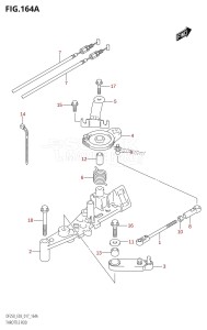 DF250Z From 25003Z-710001 (E03 E40)  2017 drawing THROTTLE ROD