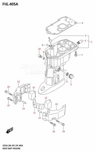 DF25A From 02504F-910001 (P01)  2019 drawing DRIVE SHAFT HOUSING (DF25A,DF25AR,DF30AR)