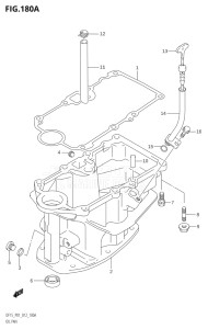 01503F-210001 (2012) 15hp P01-Gen. Export 1 (DF15  DF15R) DF15 drawing OIL PAN