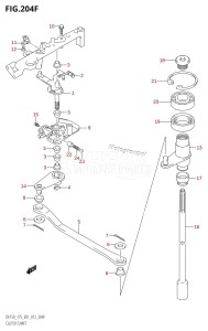 DF150Z From 15002Z-210001 (E01 E40)  2012 drawing CLUTCH SHAFT (DF175T:E40)