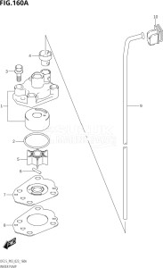 00252F-140001 (2021) 2.5hp P03-U.S.A (DF2.5   DF2.5M1) DF2.5 drawing WATER PUMP