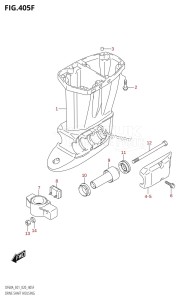 DF40A From 04004F-040001 (E34-Italy)  2020 drawing DRIVE SHAFT HOUSING (DF60ATH:E01)