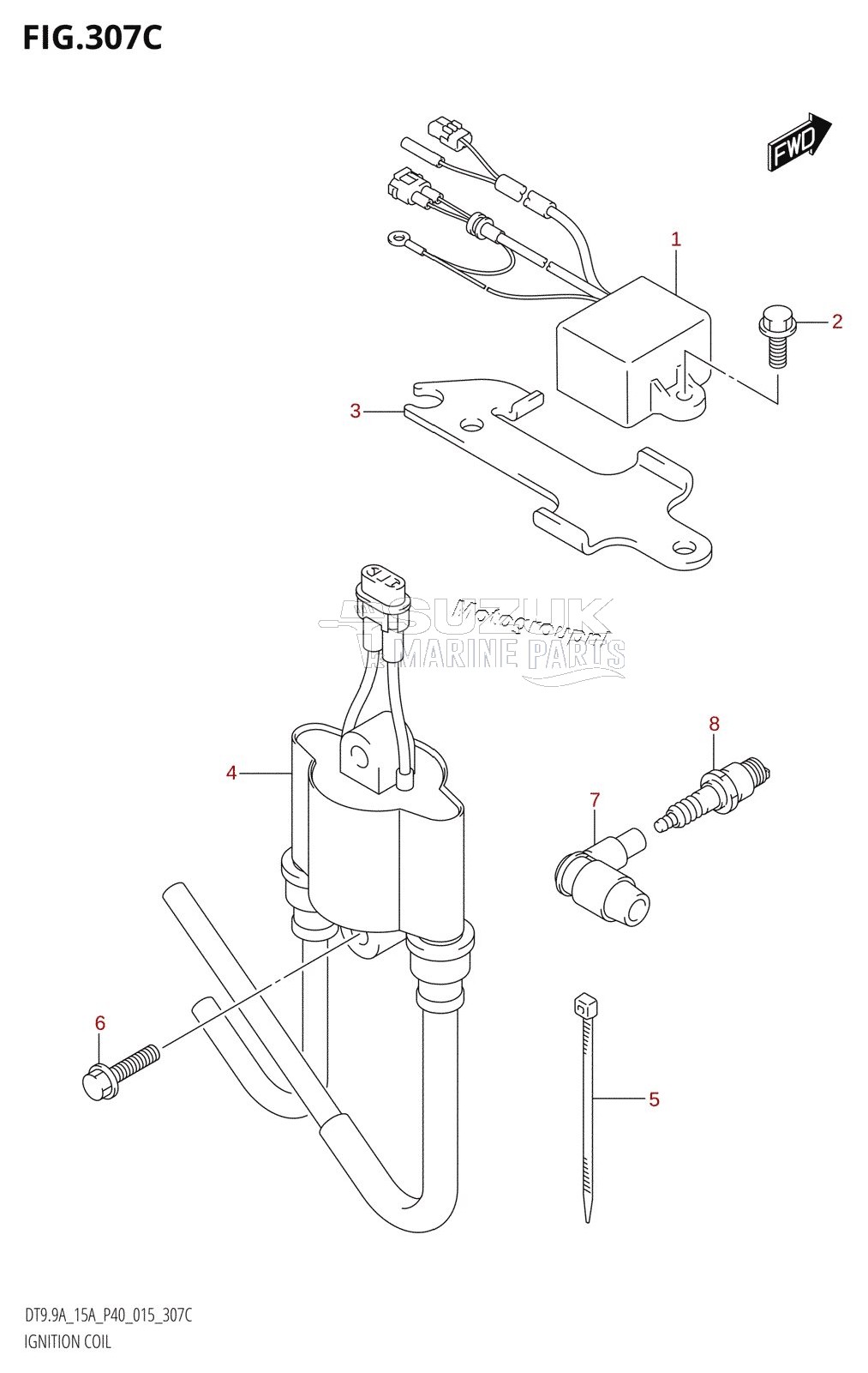 IGNITION COIL (DT9.9AK:P40)