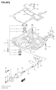 14003F-610001 (2016) 140hp E01 E3 E40-Gen. Export 1 - USA - Costa Rica (DF140AT) DF140A drawing ENGINE HOLDER (DF140AZ:E40)