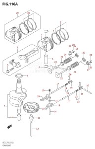 DF2.5 From 00251F-680001 (P03 P01)  2006 drawing CRANKSHAFT