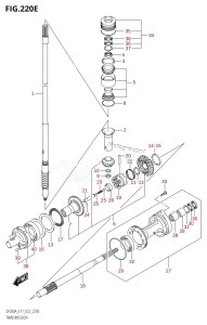 DF175A From 17503F-040001 (E01 E03 E40)  2020 drawing TRANSMISSION (DF150AS:022)