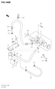 DF70 From 07001F-861001 (E03)  1998 drawing FUEL PUMP (K7,K8,K9)