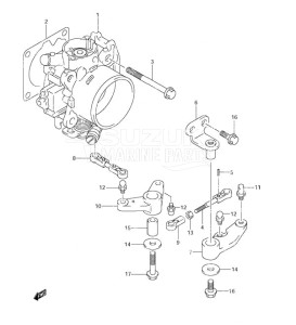 DF 115 drawing Throttle Body