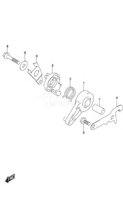 DF 9.9A drawing Throttle Control w/Remote Control