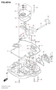 DF200 From 20002F-710001 (E01 E40)  2017 drawing ENGINE HOLDER (DF200T:E01)