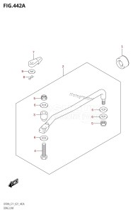 DF70A From 07003F-240001 (E11 E40)  2022 drawing DRAG LINK (DF70A,DF80A,DF90A,DF100B)