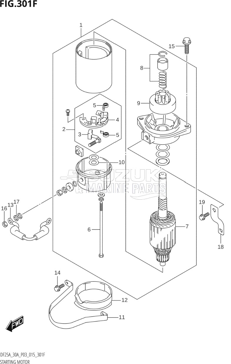 STARTING MOTOR (DF30AT:P03)