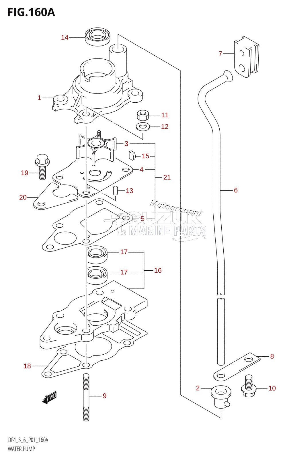 WATER PUMP (K2,K3,K4)